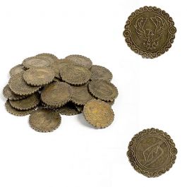 Larp Coins Copper Eagle - 20 Pieces