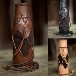 LARP Bottle Bag with Suede