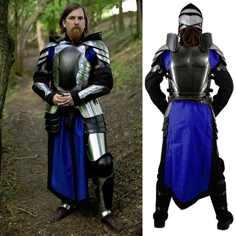 Larp ConQuest Black Ice Heavy Armour Set