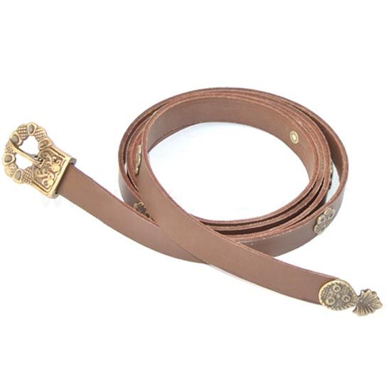 Larp Viking Brown Long Belt - LARP Warriors