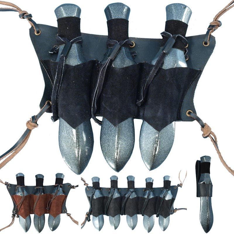 LARP Throwing Knife Holder 1 3 or 5 Knives LARP Warriors